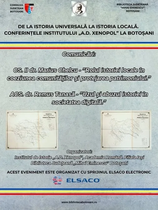 Biblioteca Județeană „Mihai Eminescu” Botoșani, gazda unui important eveniment regional de istorie