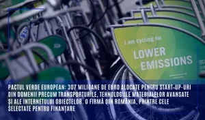 Pactul verde european: 307 milioane de euro alocate pentru start-up-uri din transporturi, tehnologii și IoT
