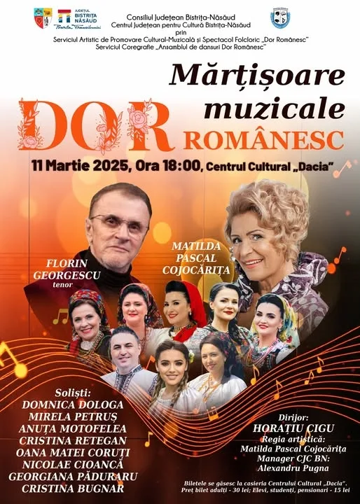 „Mărțișoare muzicale”în Bistriţa-Năsăud
