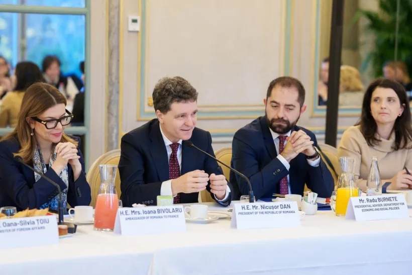 Alee dedicată lui Nicolae Titulescu inaugurată în Parcul Monceau de Nicușor Dan și Anne Hidalgo