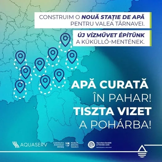 Stație de tratare a apei nouă în Mureș