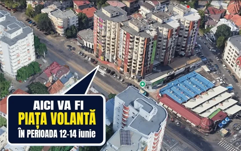 Următoarea piața volantă va fi pe Bdul Ion Mihalache