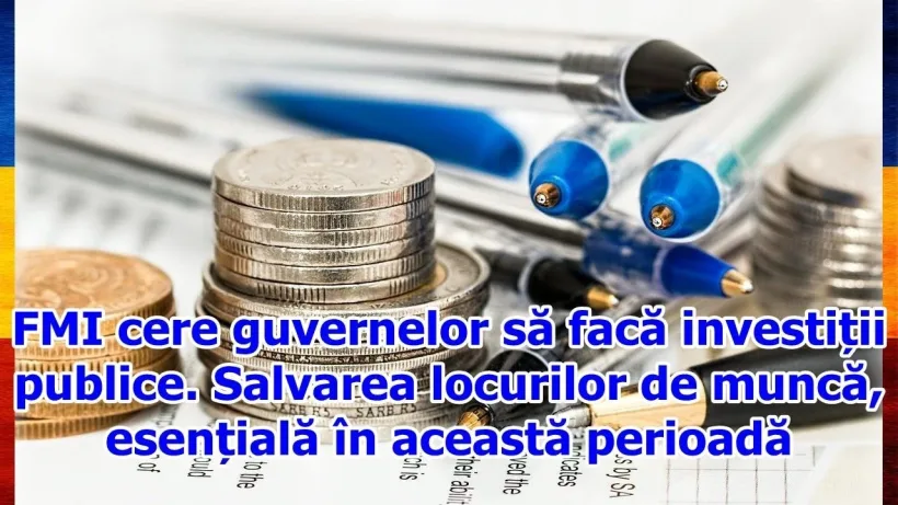 Investițiile publice pot salva locurile de muncă din economie