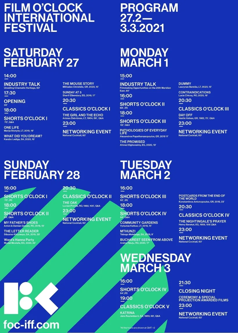 S-a dat startul Festivalulului Internațional Film O'Clock