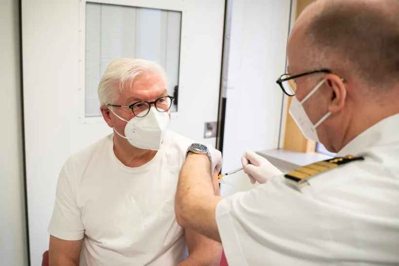 Preşedintele german Frank-Walter Steinmeier s-a vaccinat cu AstraZeneca