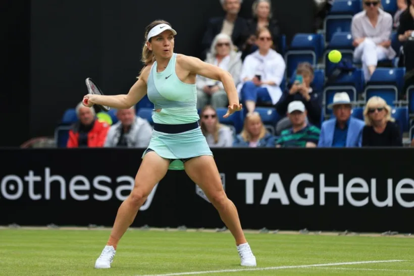 Simona Halep s-a calificat cu emoţii în optimi la Bad Homburg
