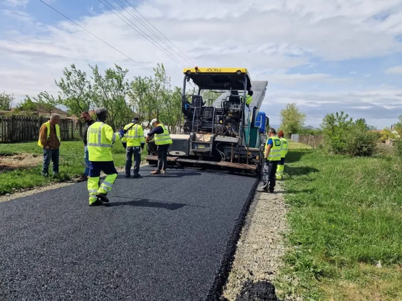 Drumurile județene din județul Arad, în proces intens de asfaltare