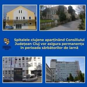 Permanență &icirc;n serviciile medicale de urgență din Cluj, de Sărbători