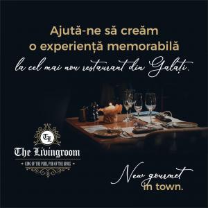 The Livingroom- un restaurant unic va fi inaugurat la Galați. Proprietarii &icirc;și doresc să creeze un trend &icirc;n domeniul ospitalității
