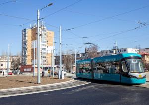 Noile tramvaie din Galați, scoase &icirc;n probe