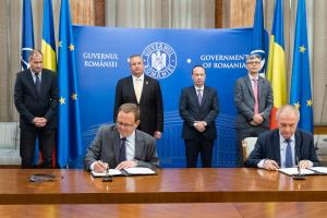 Ciucă, după semnarea acordului &icirc;ntre Transgaz și BEI: Facem tranziția către economia verde