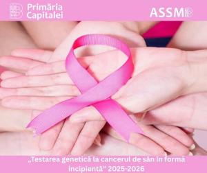 &bdquo;Testare genetică la cancerul de s&acirc;n &icirc;n formă incipientă&rdquo;