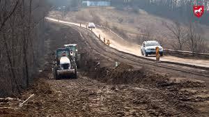 Reparaţii pe drumul județean DJ 282 - Breazu, Iași