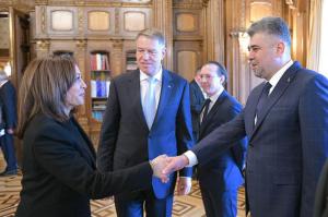 Marcel Ciolacu: Rom&acirc;nia se află acum &icirc;n prima linie a democrației occidentale și contăm pe sprijinul Statelor Unite ale Americii pentru a o apăra &icirc;mpreună