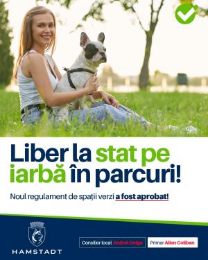 &Icirc;n Braşov, oamenii se pot aşeza pe iarbă, &icirc;n parc, fără frica amenzii