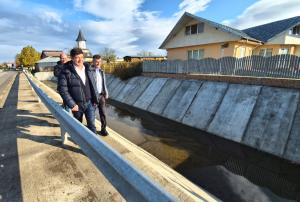 Albie regularizată și infrastructură reabilitată pe DJ 251, după inundațiile din județul Galați