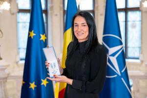 Cristina Neagu, decorată cu Ordinul Național Serviciul Credincios &icirc;n Grad de Cavaler
