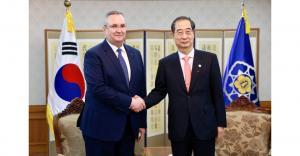 Premierul Ciucă, &icirc;ntrevedere cu omologul său din Republica Coreea, Han Duck-soo