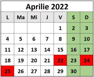 C&acirc;te zile libere legale vor avea rom&acirc;nii &icirc;n 2022