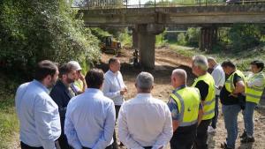 Au &icirc;nceput lucrările la podul peste p&acirc;r&acirc;ul Bizdidel