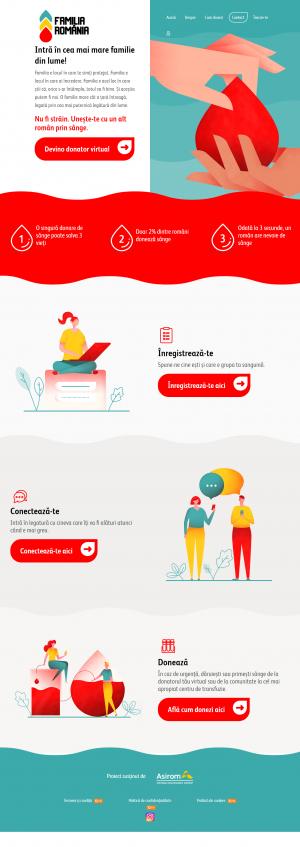 S-a lansat prima platformă de donatori virtuali de s&acirc;nge - Platforma Familia Rom&acirc;nia