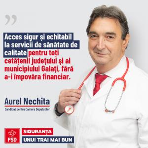 Aurel Nechita: "A pune la dispoziţia oamenilor centre comunitare medicale de permanenţă este unul dintre visele pe care le-am pus DEJA &icirc;n practică"