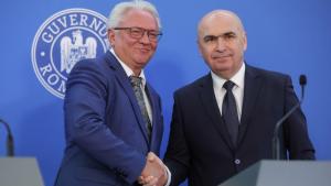 Ilie Bolojan și CEO-ul Rheinmetall, Armin Papperger, au convenit un acord de cooperare industrială pentru dotarea Armatei Rom&acirc;niei