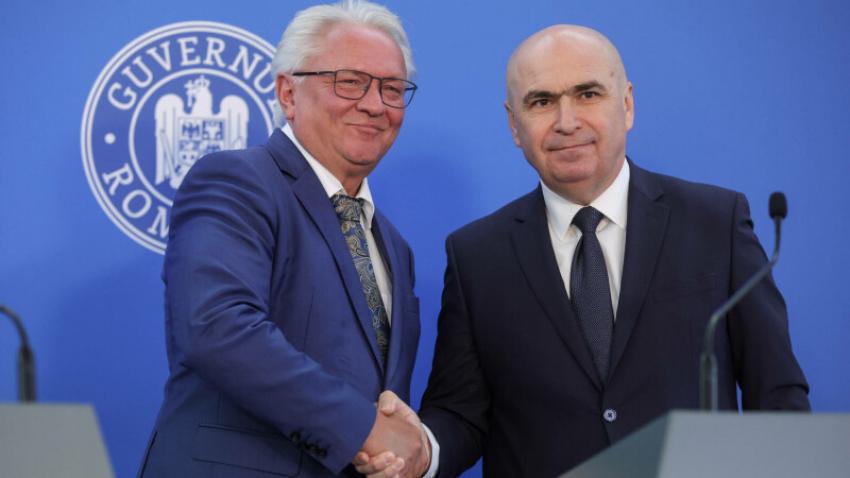 Ilie Bolojan și CEO-ul Rheinmetall, Armin Papperger, au convenit un acord de cooperare industrială pentru dotarea Armatei Rom&acirc;niei