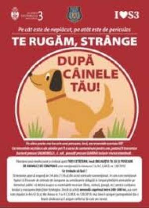 Campania &bdquo;Te rugăm, str&acirc;nge după c&acirc;inele tău!&rdquo;