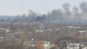 Incendiu de amploare &icirc;n Rezervația Naturală Lacul Brateș