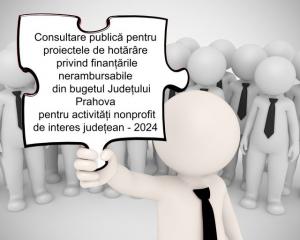 Bugetul și programul pentru activitățile nonprofit din Prahova, &icirc;n dezbatere publică