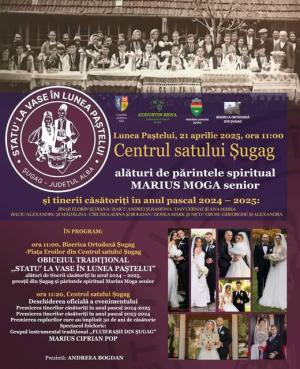 Ediție nouă a obiceiului tradițional &bdquo;Statu la vase &icirc;n lunea Paștelui&rdquo;