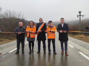 Investiție majoră la G&acirc;rceni: șosea de 5,5 km inaugurată oficial