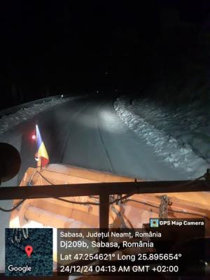 CJ Neamț, pregătit de iarnă, pentru intervențiile pe drumurile județene