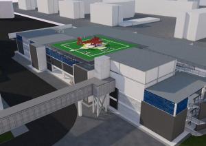 Spitalul Județean Galați va avea primul heliport medical din sud-estul Rom&acirc;niei, cu sistem de aterizare pe timp de noapte