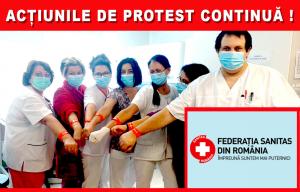 Guvernul nu reacționează la revendicările cadrelor medicale. SANITAS protestează &icirc;n continuare