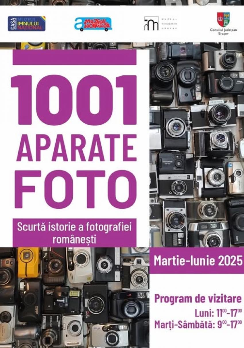 &bdquo;1001 aparate foto &ndash; Scurtă istorie a fotografiei rom&acirc;nești&rdquo; la Brașov