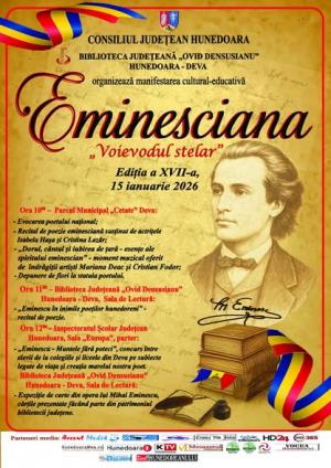 15 ianuarie - Ziua Culturii Naționale, sărbătorită la Deva