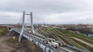 Podul hobanat al Drumului de Centură din Galați