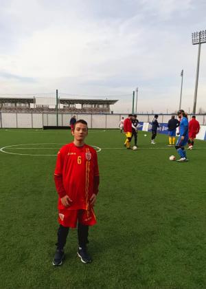Elev din T&acirc;rgu Frumos, reprezentant ieșean &icirc;n echipa națională de fotbal pentru nevăzători
