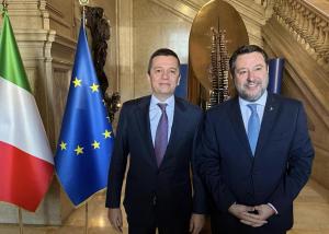 Sorin Grindeanu s-a &icirc;nt&acirc;lnit cu ministrul italian al Transporturilor