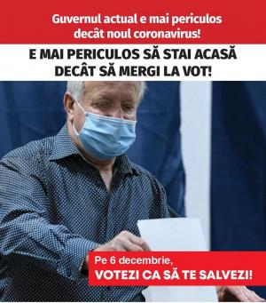 &rdquo;Votezi ca să te salvezi&rdquo;