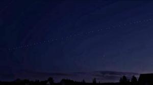 Sateliții Starlink ai lui Elon Musk, văzuți pe cerul Rom&acirc;niei
