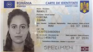 A fost emisă prima carte electronică de identitate din Rom&acirc;nia