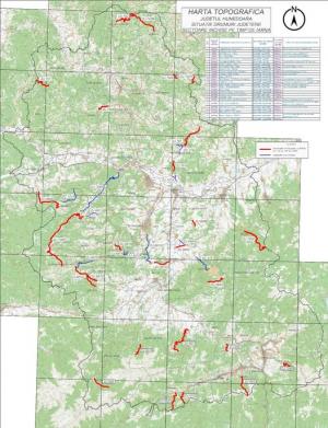 HARTA drumurilor județene &icirc;nchise circulației pe perioada iernii 2025&ndash;2026