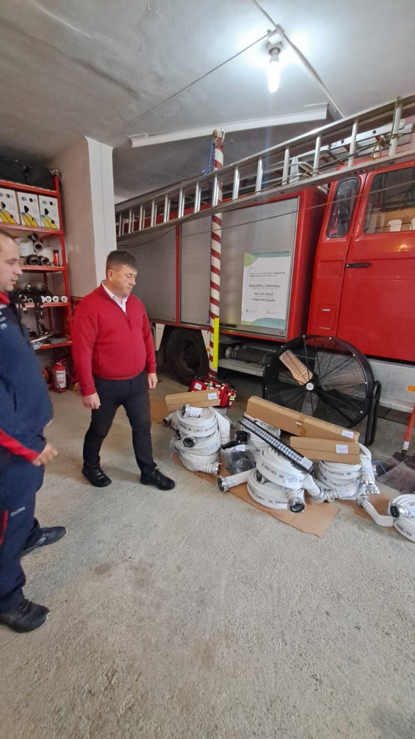 Dotări noi pentru pompierii voluntari din Harghita